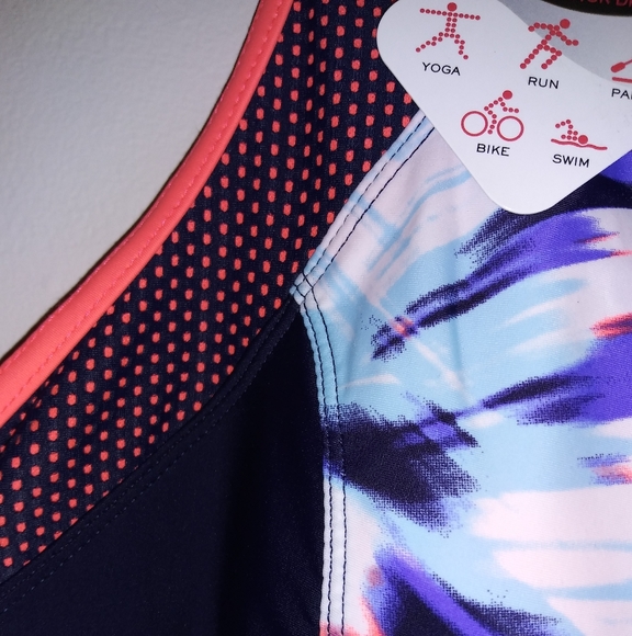 ZeroXposur pink bright swim top - Picture 3 of 7